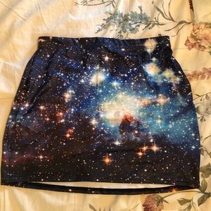 Blackmilk Blue Galaxy Mini Skirt